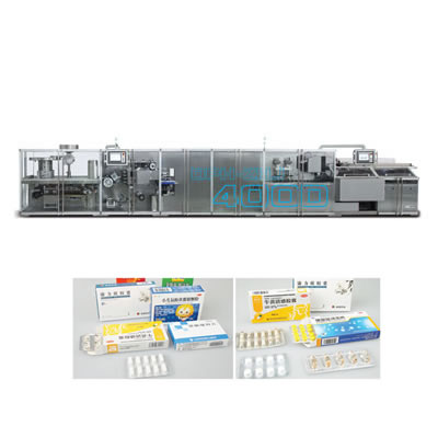 High Speed ALU PVC Blister Packing Machine and Automatic Cartoning Machine Production Line