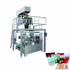 Pre-made bag rotary packing machine unit