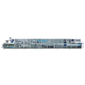 high speed blister packaging and automatic cartoning linkage production line (aluminum plastic aluminum full servo)